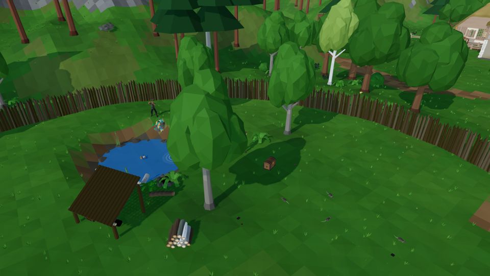 The Warden's Glade, where new adventurers begin